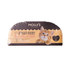 몰리스 고양이습식캔 닭가슴살과흰살생선 (30g x 6)