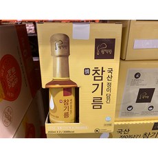 코스트코 명가랑 국내산 참기름 200ml x 2개