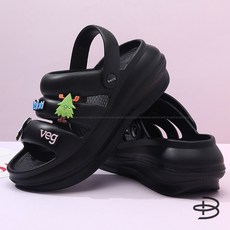 [편한데 예뻐] 6cm 쿠션 키높이 샌들 발편한 무중력 슬리퍼 하루연구소