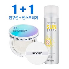 [레시피] (2종구성) 자외선 차단 스노우 쿨링 선쿠션+선스프레이 150ml_VIG