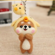 양모펠트열쇠고리만들기