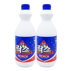 1L 살균 소독제 얼룩 악취제거 표백제 락스 x 2개 리오락스