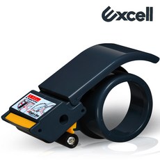 Excell 프리미엄 철제 박스테이프 커터기 풀림방지 ET-22676, 1박스