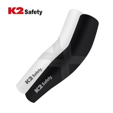 K2 Safety X밴더 쿨토시 팔토시 NEW 2021 고탄력 UV-R, 블랙