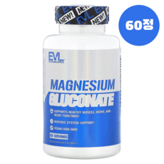 EVLution 글루콘산 마그네슘 500mg 60정 2개월분, 1개