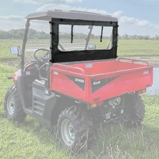 Hisun 400 U00 후면 앞유리 뒷면 지퍼가 달린 Chikia 창 UTV Coleman Massimo MSU400과 호환 핫템 잇템