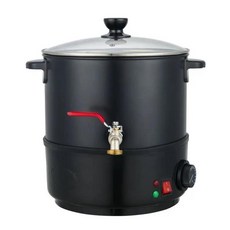 가정용 전기 왁스 멜팅 포트 양초 만들기에 사용되는 멜터 히터 기계 장비 6L 8L 10L, 1개, 27) Black - 10L 110V-JP