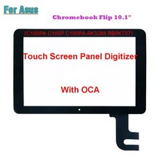 터치 스크린 패널 태블릿 전면 외부 LCD 유리 렌즈 ASUS 크롬북 플립 C00PA C00P C00PARK3288 RBRKT07 OCA, 0 CHINA_0 Touch Panel With OCA, 1개