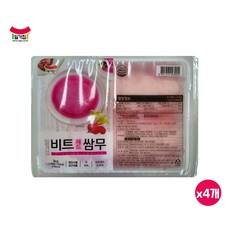 [일가집]비타 쌈무 3kg x 4개 1박스 국내산무 식자재
