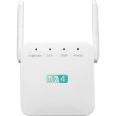 Extend Tecc WiFi Booster 최신 2024 Range Extender 300Mbps 무선 신호 중계기 2.4 듀얼 밴드 4 안테나 360° 전체 커버리지 - 익스텐드와이파이증폭기