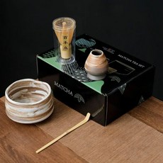 쉽고 스탠드 액세서리 7 개 4 그릇 깨끗한 거품기 특종 차 개 일본 말차 전통 가정용 키트 도구 행사 수제 세트 선물, C 4PCS Glaze white, 1개