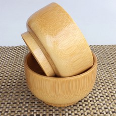 나무그릇 대나무 식기 9.5cm 친환경 밥공기 5p세트, 단품