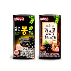 삼육식품 검은콩칼슘 검은콩 호두와아몬드 세트, 1세트, 140ml
