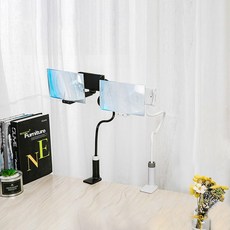 스마트폰 거치대 확대경 핸드폰거치대 휴대폰확대경, 1개, 블랙