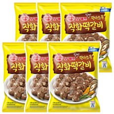 오뚜기 오쉐프 떡이쏘옥 직화떡갈비 1kg 6봉지, 6개