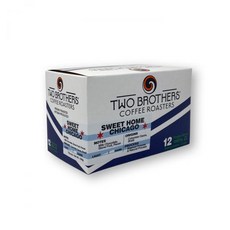 Two Brothers Coffee Roasters 커피 로스터기 가정용 기계 투 브라더스 로스터스 스위트 홈 시카고 12캔 싱글 서브 컵 Q1296036, 12개