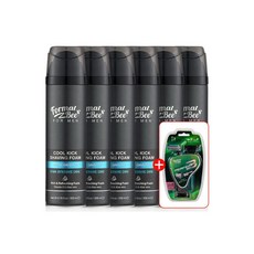 포멀비 쉐이빙폼 면도크림 200ml 오리지날 6개 3중날 면도기 3개, 포멀비 쉐이빙폼 면도크림 200ml 오리지날 6개 +