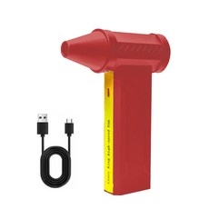 자동차 청소용 강력한 공기 송풍기 브러시리스 모터 160000RPM 터보 제트 팬 10000mAh 드라이 60 m/s BB, 05 Red, 1개