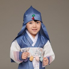 에스큐에스샵 남아복건 한복모자 남아한복소품 아동한복소품 도령모 왕건모 - 복건 10 은설 북청