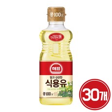사조해표 콩기름 식용유 250ml, 30개