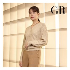 [조르쥬 레쉬] (GR) 22FW 울블렌드 메탈 케이블 니트 자켓 3종