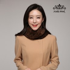 노블밍크 노블밍크 309 밍크 니팅 미니넥워머