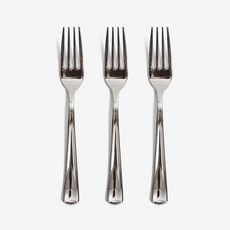 더팩 일회용 실버포크 18.8cm(대) 100개 1 000개, 1세트