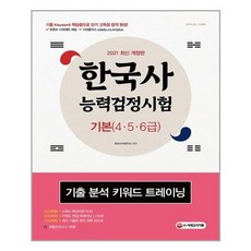 [시대고시기획]2021 한국사 능력 검정시험 기본 4 5 6급 기출