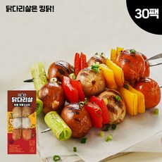 킹닭 닭다리살 방울 모둠소시지 100g 닭다리살 한입 소시지 훈제 오리지널 치즈할라피뇨 불닭, 30개