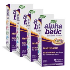 네이처스웨이 알파베틱 알파리포산 타우린 루테인 Nature's Way alpha betic, 4개, 30정
