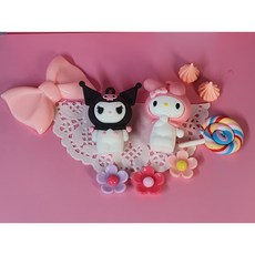 자체제작 큐로미 마이멜로디 지비츠세트(9pcs)