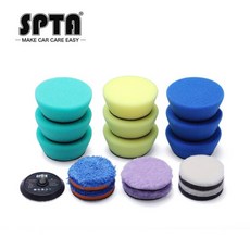 자동차 셀프 세차용품 손세차 12V 무선 연마기 용 SPTA 1inch 2inch 세트, 2 인치 세트