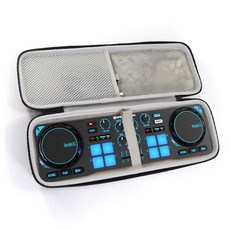 파이오니어 헤라클레스 dj 컨트롤 컴팩트 휴대용 dj 컨트롤러 블랙 운반 파우치 가방 상자에 대 한 최신 하드에 바 여행 상자 케이스, 단일, 검정