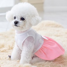 반려동물 한복 GW001, 분홍동글꽃패치, 1개