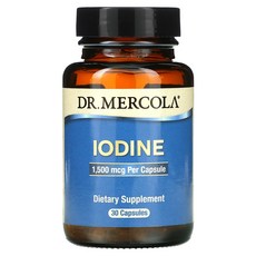 Dr. Mercola 요오드 1500mcg 캡슐 30정(캡슐 1정당 1500mcg), Dr. Mercola 요오드 1500mcg ..., 1개, 30정