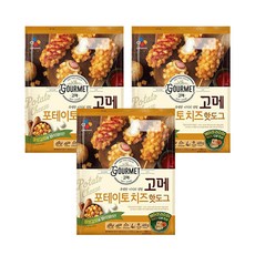 고메 포테이토 치즈 핫도그 400g 3개 (총 12입)