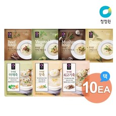 청정원 분말죽/분말수프 7종 (쇠고기죽/야채크림수프 등) 10개 골라담기, 우리쌀죽60g(쇠고기5개+잣5개), 우리쌀죽60g(쇠고기5개+잣5개)