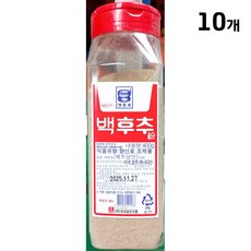 멧돌표 백후추분말, 10개, 400g