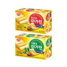 오뚜기 마아가린 200gx2개(옥수수마아가린1개+식물성마아가린1개), 1세트, 200g