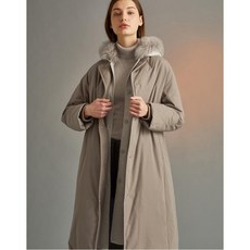 닥스 여성 19FW 베이지 탈착내피 구스다운점퍼 DLJU9D027I2