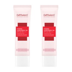 [셀퓨전씨] 토닝 썬스크린100 50ml+50ml (+토닝썬10ml 3개+마스크1매), 상세 설명 참조, 상세 설명 참조
