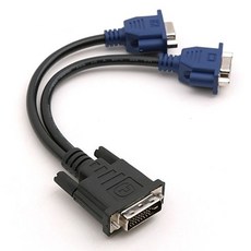 (Coms) DVI-I to VGA2 분배기 (WH1752) DVI분배기 TV : G3改善1L682233P9 UTM13+25CSB*M6T9, 본상품선택