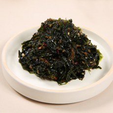 라온 가정식 모둠 반찬 양념깻잎 무말랭이 파래 고추 고들빼기 더덕 마늘쫑 무침 1kg, 파래무침, 1개