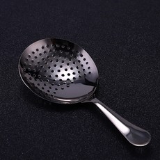 바텐더 스트레이너 쥴렙 칵테일 스테인리스 차망, 메탈블랙, 1개