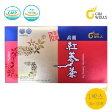 일화 고려 인삼차 3g 100봉지 300g 국산 인삼 진세노사이드, 1개, 1개입