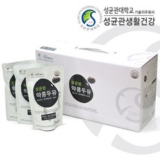 성균관 약콩두유 순수 검은콩두유 서리태 약콩 1박스(20포) 사은품, 성균관두유 1박스+무농약양배추즙1포