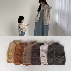 유아 조끼 겨울 후리스 포인트 베스트 아기 아동 여아 남아 오버핏베스트훌즈