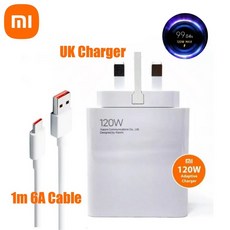 Xiaomi 120W 고속 충전기 전원 어댑터 EU 미국 Huawei iPhone에 적합, 01 UK Charger
