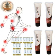 후끈후끈 바르미뜸 발열크림 100mlX4개/6개+체험분20팩, 1세트