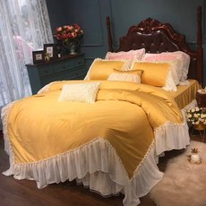 공단레이스침대스커트